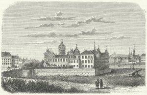 Palais royal à Stockholm au XVIIe siècle - German School