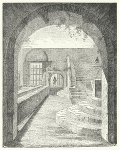 Ruines du Petit Théâtre de Pompéi (gravure) - German School