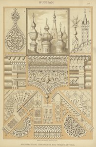 Ornements architecturaux et sculptures sur bois russes