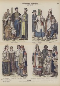 Costumes russes, fin du XIXe siècle - German School