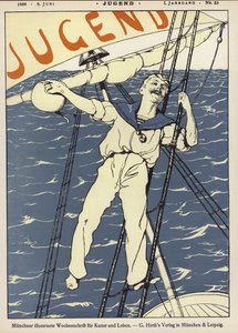 Marin dans le gréement d