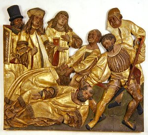 Saints Sisinio et Alexandre conduits au bûcher