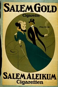 Publicité pour les cigarettes Salem Gold