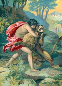 Samson et le lion