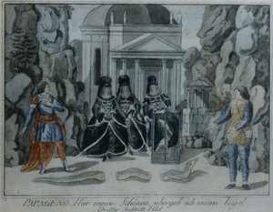 Scène de La Flûte enchantée de Wolfgang Amadeus Mozart