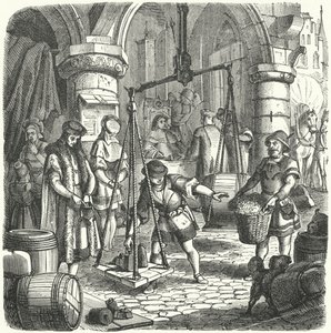 Scène dans une ville allemande - German School
