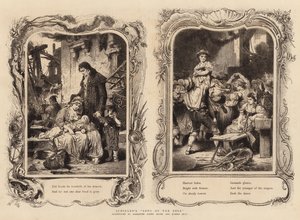 La chanson de la cloche de Schiller (gravure) - German School
