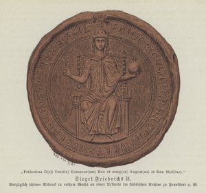 Sceau de Frédéric II, Saint-Empereur romain
