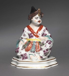Figure chinoise assise, fabricant Meissen Porcelain Factory, c.1730 - German School