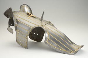 Shaffron, armure de tête de cheval