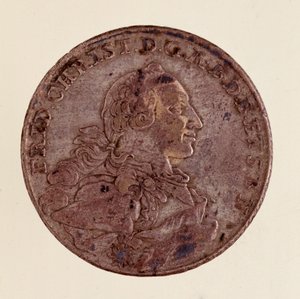 Thaler en argent de Frédéric Christian, margrave de Brandebourg-Bayreuth