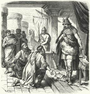 Émissaires slaves devant Rurik, prince de la Rus