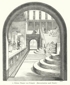 Petit théâtre de Pompéi, Rome antique - German School