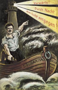 Carte postale de propagande socialiste