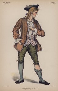 Spiegelberg, de Die Rauber (Les Brigands) de Friedrich Schiller - German School