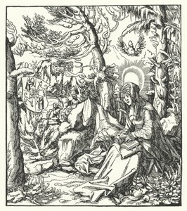 Sainte Ida de Lorraine (c1040-1113) (gravure) - German School
