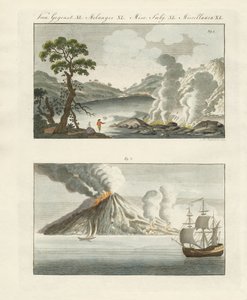 Objets volcaniques étranges de la sous-Italie