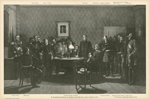 Négociations de reddition à Donchery, France, 1-2 septembre 1870