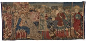 Antependium de tapisserie représentant l