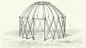 Cadre de tente tatare (gravure) - German School