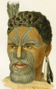 Visage tatoué d