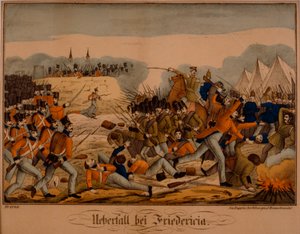 La bataille de Fredericia pendant la première guerre du Schleswig, 6 juillet 1849 - German School