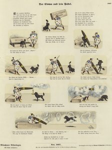Le clown et son caniche - German School
