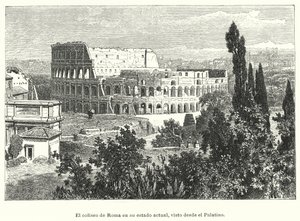 Le Colisée, Rome, vu depuis le mont Palatin - German School