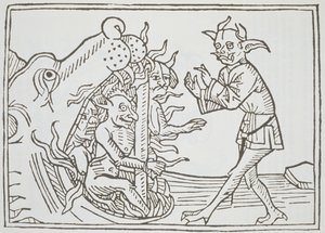Le Diable Belial devant les portes de l