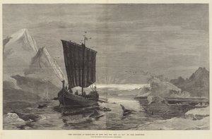 La découverte du Groenland par le roi Éric le Rouge, 983 après J.-C. - German School