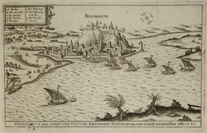 La Chute de Belgrade aux mains des Turcs en 1521, illustration tirée d