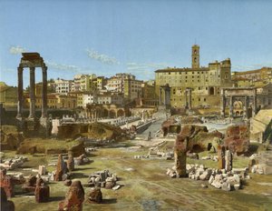 Le Forum, Rome (chromolitho) - German School