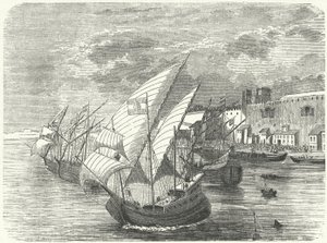 La flotte hongroise au large de Naples - German School