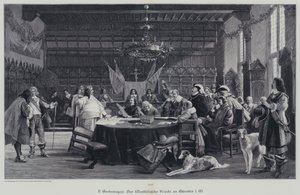 La paix de Westphalie mettant fin à la guerre de Trente Ans, Münster, Allemagne - German School