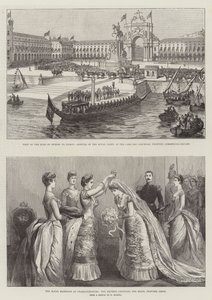 Le mariage royal à Charlottenburg (gravure) - German School