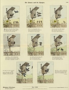 Les étourneaux et les moineaux