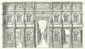 Le Teatro Olimpico à Vicence, nord de l