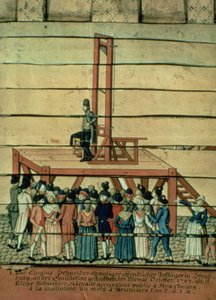 La Terreur - Jean Georges Schneider (1756-94) et la guillotine - German School