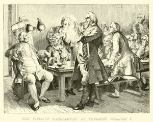 Le Parlement du tabac de Frédéric-Guillaume I - German School