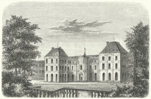 Le Palais des Tuileries, Paris, en 1799 - German School