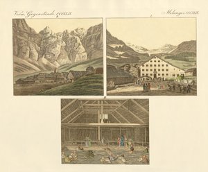Le bain de Leuker au canton du Valais - German School