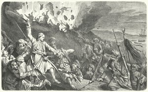 La chute de Missolonghi, guerre d