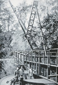 Le grand canon allemand de Paris de la Première Guerre mondiale appelé 