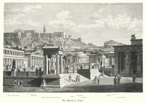 Le marché à Athènes, Grèce antique - German School