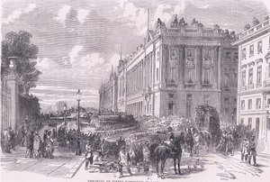 Érection de barricades de rue à Paris, Histoire de la guerre entre la France et l