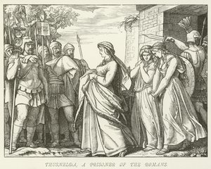 Thusnelda, prisonnière des Romains - German School