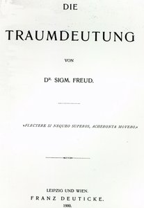 Page de titre de Die Traumdeutung de Sigmund Freud, publié en 1899 - German School