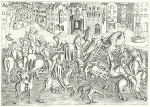Tournoi à Munich sous le règne d