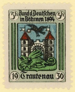 Trautenau, Fédération des Allemands en Bohême, 1894 - German School