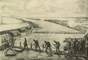 Les troupes des Marines se positionnent, traversant l